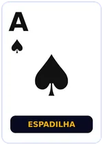 Carta de truco: ás de espadas, a espadilha